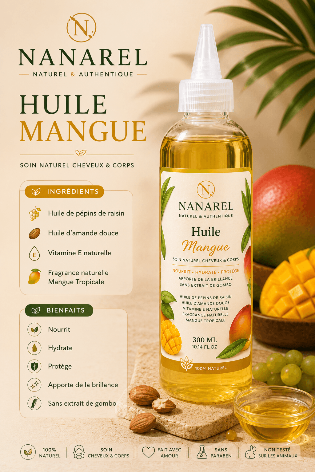 Huile Mangue